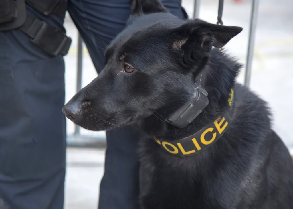 police black german shepherd