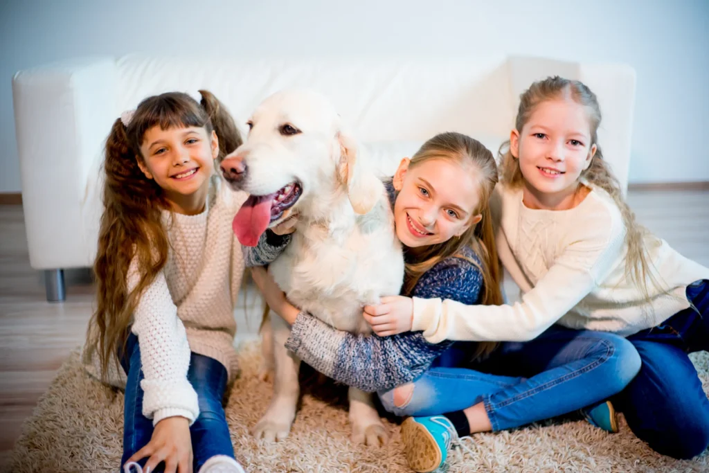 Argentine dogo pitbull mix with children